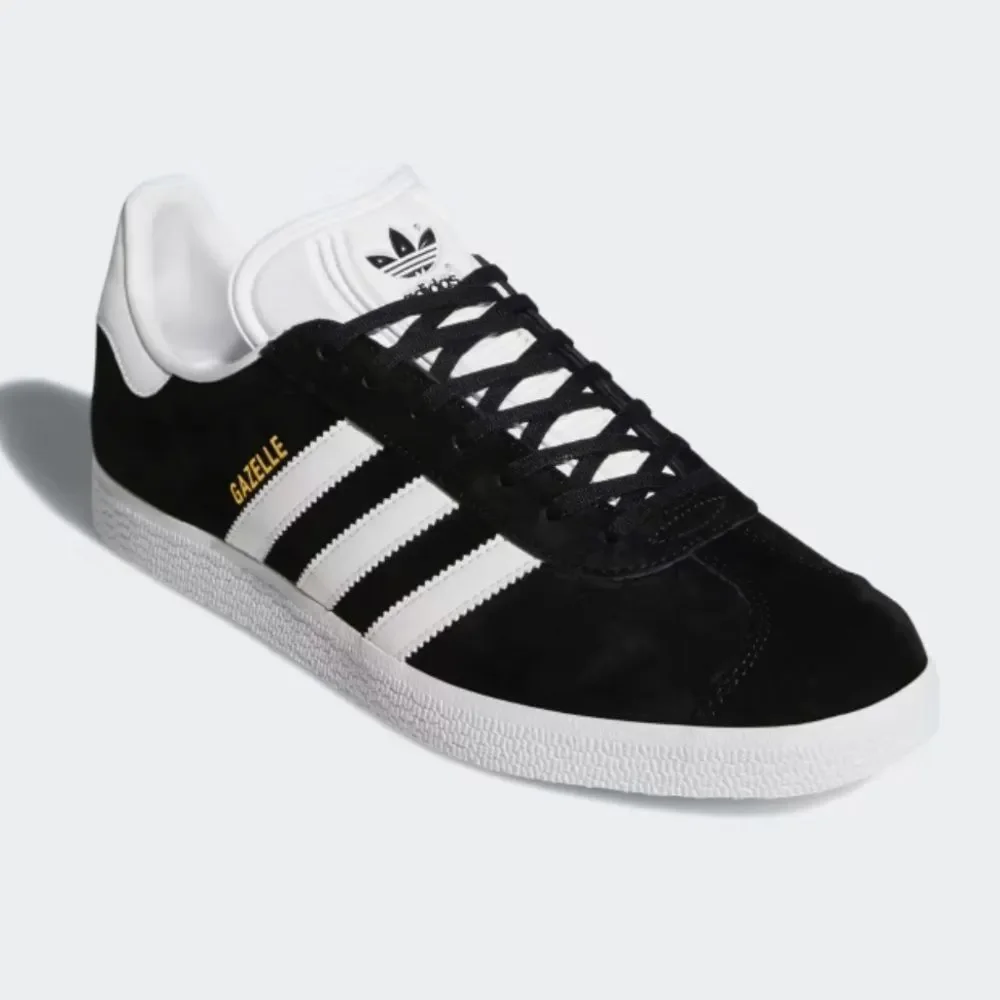 ADIDAS - GAZELLE - Core Black / White / Gold Metallic